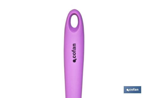 Cuchara Para Salsas De Nylon Con Recubrimiento De Silicona - Modelo Vergini, 27x8 Cm - Resistente Hasta 220°C, Apta Para Lavavajillas