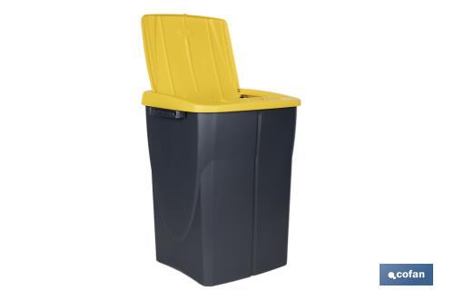 Cubo De Reciclaje Azul (15 Litros, 20x28x34 Cm) - Perfecto Para Papel Y Cartón