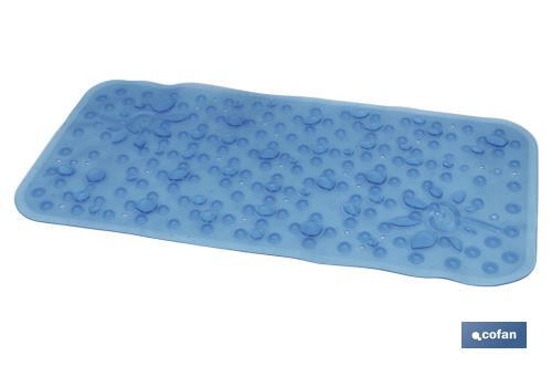 Alfombra de baño color azul | Cofan