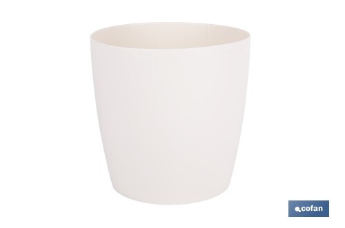 Vaso Per Piante E Fiori Brussels ECOPOT'S In Polipropilene Nero H 14 Cm 30 Cm 83279324