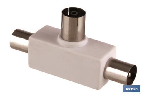 Adattatore Universale Antenna 2x Connettore Antenna TV Coassiale Femmina - Adattatore Per Cavo Antenna, Senza Saldatura Antenna Vhf Barca