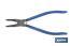 Alicates para arandelas con circlip interior curvo | Fabricados en acero de alta calidad | Medidas de los alicates: 225 mm - Cofan