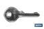 Llave bruto cerraduras 1494 y 3130 - Cofan