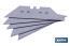 5 Trapez-Ersatzklingen Pack 60mm - Cofan