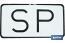 "SP" V-9 Public Service plate - Cofan