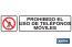 Prohibido el uso de teléfonos móviles - Cofan