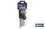 Set of 9 Torx keys | Long version | Available sizes from T10 to T50 - Cofan