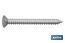 Phillips Cross recessed countersunk head self tapping screw, zinc plated - Cofan