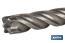 Brocas para hormigón armado SDS PLUS con punta compacta y reforzada | Ideal para hormigón armado | Diferentes medidas a elegir - Cofan