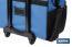 TROLLEY de ferramentas com vários bolsos e rodas resistentes | Dimensões: 45 x 24 x 42 cm - Cofan