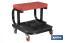 Asiento de trabajo con bandeja inferior | Con medidas en 395 x 390 x 140mm | Fabricada especialmente para trabajos en talleres - Cofan