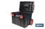 Caja de herramientas Heavy Duty | Con Asa Telescópica y 2 Ruedas | Medidas: 53 x 35,5 x 39 cm - Cofan