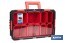 Caja de herramientas modular con organizadores | Tapa de policarbonato | Incluye 8 compartimentos | Capacidad de carga: 20 kg | Compatible con set modular | Medidas: 51,7 x 33,1 x 13,4 cm - Cofan