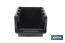 Stackable black storage bin | Easy access to products | Available in different sizes and capacities - Cofan