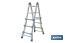 Escalera Plus Multiposición fabricada en Aluminio | Con diferentes medidas y peldaños | Normativa EN 131 y 150 kilos - Cofan