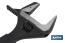 Llave ajustable reversible de gran apertura | Con moleta central. Mango fabricado en goma de gran confort | Medidas 8" (200 mm) - Cofan