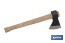 Hudson Bay axe with wooden handle | Versatile tool for different works | Total weight: 4,000g - Cofan