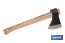 Hudson Bay axe with wooden handle | Versatile tool for different works | Total weight: 4,000g - Cofan