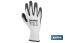 Guantes 100 % de poliéster | Impregnados para mayor seguridad | Flexibles | Protección y confort | Sin costuras - Cofan
