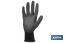 100% polyester gloves | Impregnated glove for added safety | Flexible gloves | Comfort and protection | Seamless gloves - Cofan