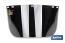 Spare visor for face shield | Dark lens | Visor size: 400mm | Anti fog lens - Cofan