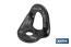 Placa de anclaje conforme a EN 795:2012 | Anclaje tipo A | Material: Acero | Resistencia: 23 kN | Fijación de Ø10,5 mm - Cofan