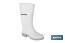 Bota de Agua | Alta | Fabricada en PVC | Color Blanco | Suela Antideslizante y Resistente a la Abrasión - Cofan