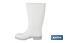 Bota de Agua | Alta | Fabricada en PVC | Color Blanco | Suela Antideslizante y Resistente a la Abrasión - Cofan