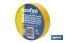 Nastro isolante 180 micrometri | Giallo | Resistente alla tensione, al calore e a vari acidi e alcalini - Cofan