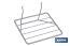 Saw rack | Lightweight and functional design | Ideal for display stands | Light grey | Size: 200 x 180 x 140mm - Cofan
