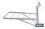 Saw rack | Lightweight and functional design | Ideal for display stands | Light grey | Size: 200 x 180 x 140mm - Cofan