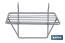 Saw rack | Lightweight and functional design | Ideal for display stands | Light grey | Size: 200 x 180 x 140mm - Cofan