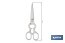Tijeras de pescado | Adecuadas para uso profesional | Hojas de acero inoxidable | Longitud: 21 cm | Ideales para corte preciso de alimentos - Cofan