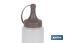 Squeeze bottle | Albahaca Model | Sauce & oil bottle | Plastic squeeze bottle | Stone colour - Cofan