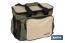 Nevera portátil porta alimentos | Bolsa isotérmica con correa ajustable | Color: verde y beige | Medidas: 35 x 25 x 27,5 cm - Cofan
