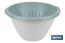 Set de Ensaladera y Escurridor de Verduras | Color: blanco y verde | Medida: 30 x 19 cm - Cofan