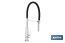 Single-Handle Kitchen Mixer Tap | Flexible Spout | Black | Nyassa Model - Cofan