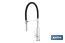 Single-Handle Kitchen Mixer Tap | Flexible Spout | Black | Nyassa Model - Cofan