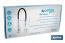 Single-Handle Kitchen Mixer Tap | Flexible Spout | Black | Nyassa Model - Cofan