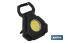 Mini Cob Led Rechargeable Flashlight | Mini LED work light with hook and extra strong magnet - Cofan