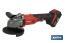 Amoladora a batería | Batería Li-ion de 20V y 2,0 Ah + Cargador incluidos | Apta para discos de ø115 mm - Cofan