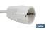 Extension cord | Various sizes of cable (3 x 1.5mm) | Two-pole socket - Cofan