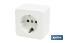 STECKDOSE OBERFLÄCHE + ERDUNG (16A-250V) - Cofan