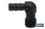 3/4" Male-threaded elbow hose connector | Black | Essential irrigation accessory for drip irrigation system installation - Cofan