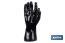 Glove display hand | Mannequin right hand with magnetic base | Black polypropylene - Cofan