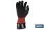 Glove display hand | Mannequin right hand with magnetic base | Black polypropylene - Cofan