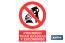 Prohibido tirar basuras y escombros - Cofan