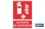 Extintor de incendios Pictograma + Texto - Cofan