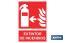 Extintor de incendios Pictograma + Texto - Cofan