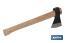 Hudson Bay axe with wooden handle | Versatile tool for different works | Total weight: 4,000g - Cofan